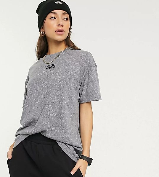 Vans – Übergroßes, graues T-Shirt mit Logo – Exklusiv nur bei ASOS günstig online kaufen