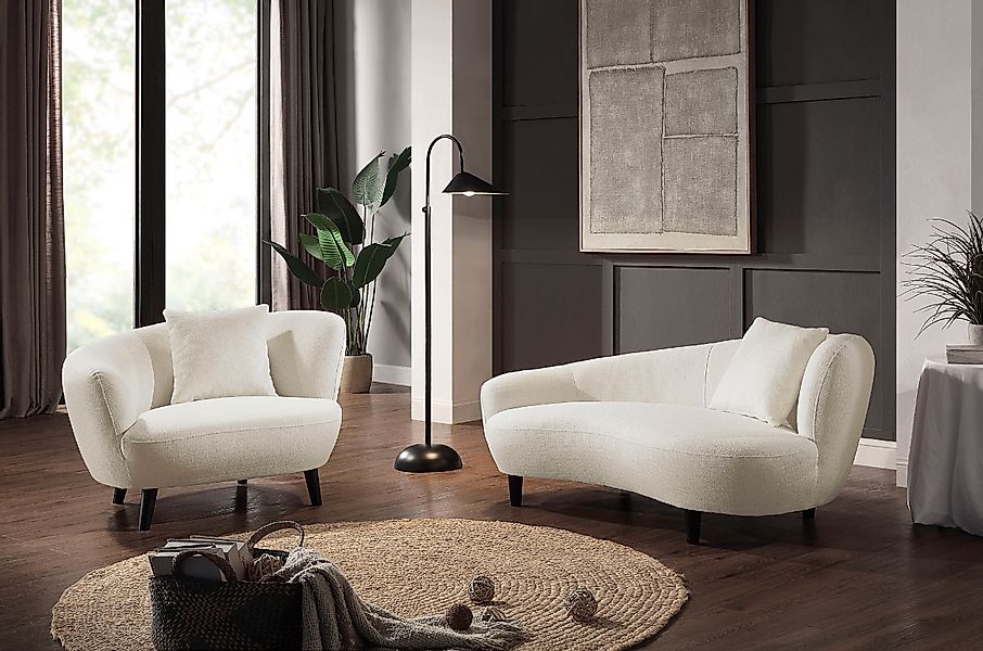 ATLANTIC home collection Loungesessel »Olivia«, XXL-Sessel, Nierenform-Sess günstig online kaufen