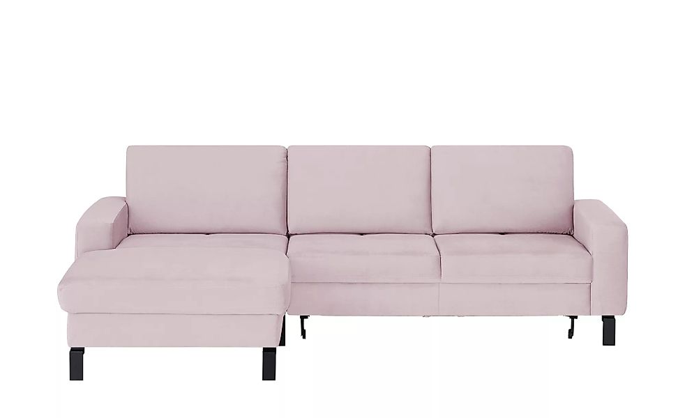 Ecksofa - rosa/pink - 258 cm - 85 cm - Polstermöbel > Sofas > Ecksofas - Mö günstig online kaufen