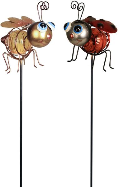 LUXFORM Gartenleuchte "Solar - 1x Biene und 1x Marienkäfer - 2 Stück" LED-M günstig online kaufen