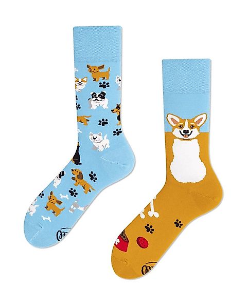 Many Mornings Freizeitsocken Many Mornings Socken Playful Dog (1 Paar, 1-Pa günstig online kaufen