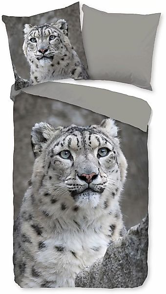 good morning Wendebettwäsche »Chief«, Biber, 135x200, Winter, Warm, Reißver günstig online kaufen