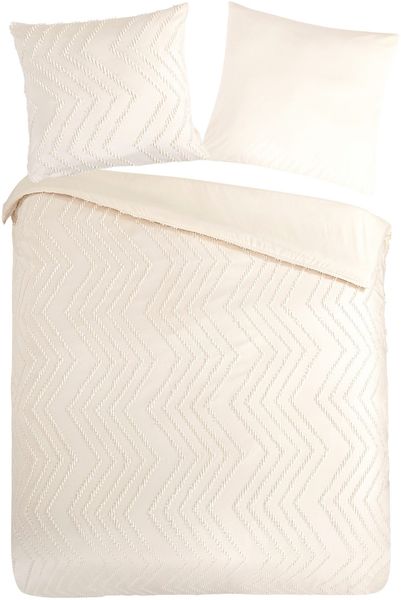 PURE luxury collection Bettwäsche "Zigzag" 3 Stk. tlg. Mikrofaser, 135x200, günstig online kaufen