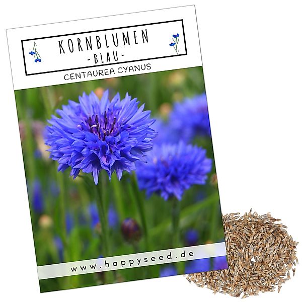 HappySeed Blumensamen Kornblumen Samen (Centaurea cyanus) günstig online kaufen