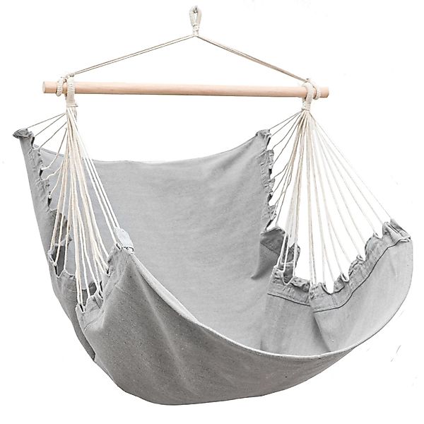 AMANKA XL-Hängesessel bis 100 kg Belastbar 155 x 125 cm Lilac Grau günstig online kaufen