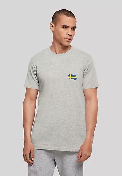 F4NT4STIC T-Shirt Schweden Flagge Sweden Print günstig online kaufen