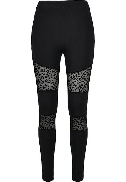 URBAN CLASSICS Leggings Urban Classics Damen Ladies Flock Lace Inset Leggin günstig online kaufen