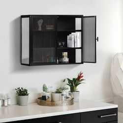 STILVORA Hängeschrank mit 2 Glastüren,Wandschrank mit günstig online kaufen