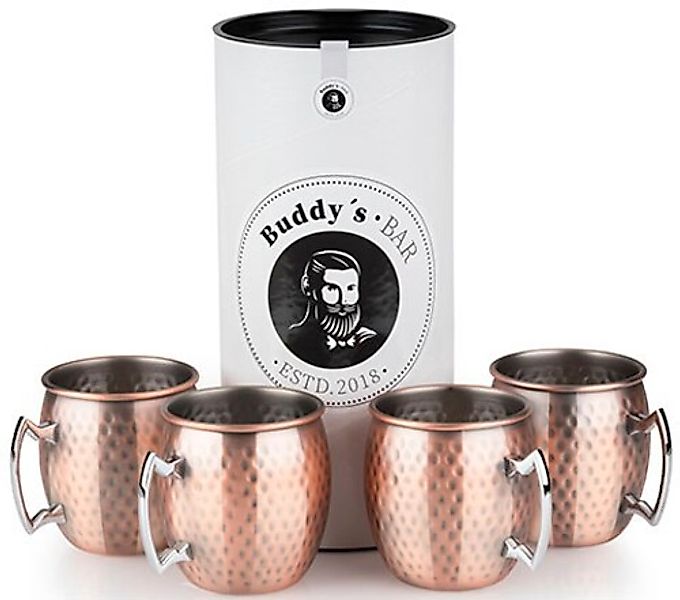 Buddy's Becher »Buddy´s Bar«, (Set, 4 tlg.), Moscow Mule Becher, 500 ml, ho günstig online kaufen