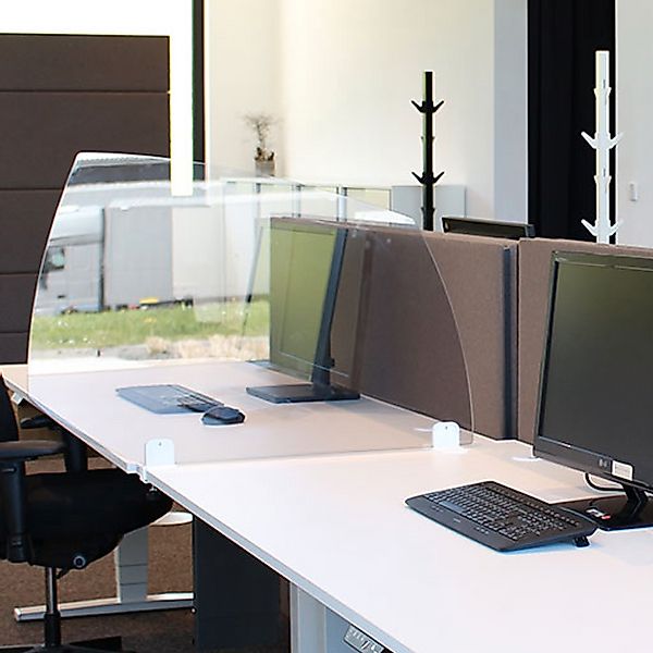 Rosconi T2 Tisch-Trennwand Acryl Virenschutz Spuck & Niesschutz Schreibtisc günstig online kaufen