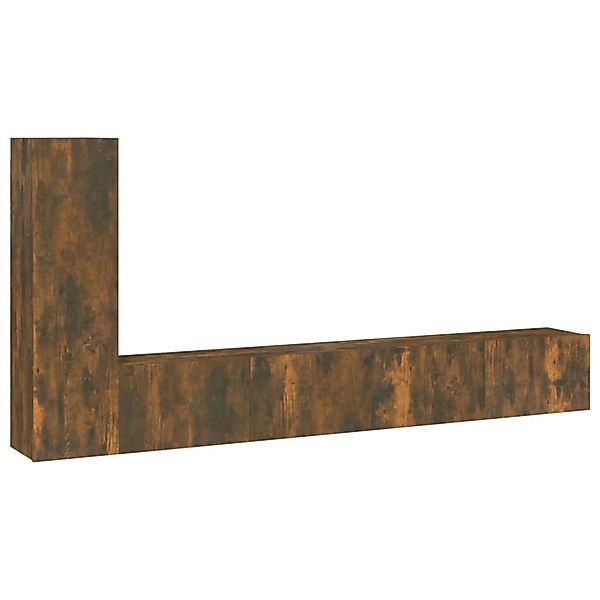 vidaXL 3-Tlg TV-Schrank-Set Räuchereiche Holzwerkstoff 3114323 günstig online kaufen