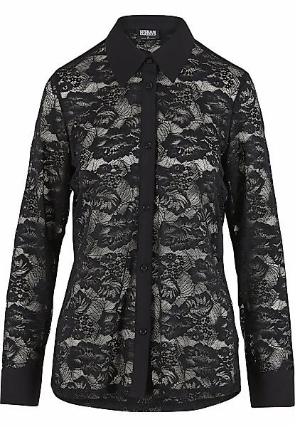 URBAN CLASSICS Klassische Bluse "Urban Classics Ladies Lace Blouse" günstig online kaufen