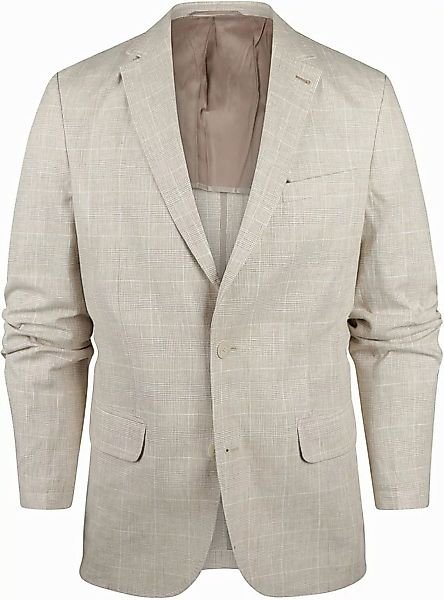 Steppin' Out Blazer Karos Beige - Größe 54 günstig online kaufen