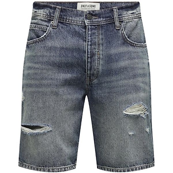 Only & Sons   Straight Leg Jeans Shorts EDGE RAM Denim-Shorts günstig online kaufen