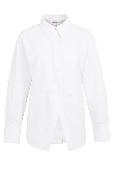 YAYA Shirtbluse Popelinebluse mit Schlitz günstig online kaufen