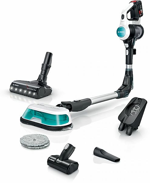 BOSCH Akku-Stielstaubsauger »Unlimited 7 ProHygienic Aqua BKS71HYG4, 2in1 S günstig online kaufen
