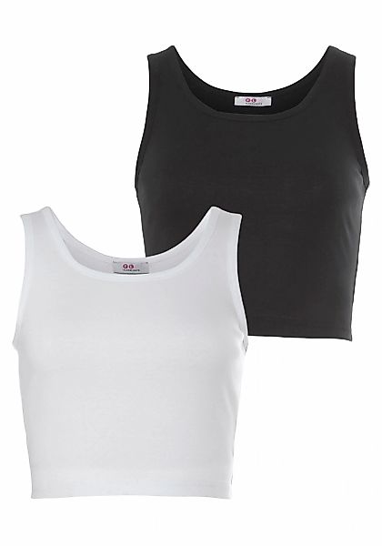 Flashlights Crop-Top, (Packung, 2 tlg., 2er- Pack), kurze Länge günstig online kaufen