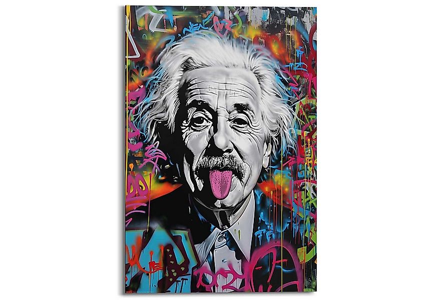 Reinders! Deco-Panel Graffiti Einstein, Hobbyraum - Mehrfarbig - MDF - Stre günstig online kaufen