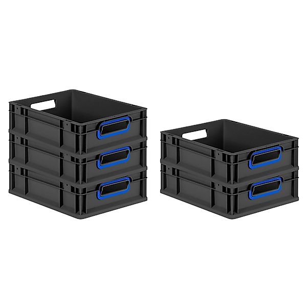 PROREGAL SparSet 5x Eurobox Nextgen Color HxBxT 12x30x40cm 11 Liter Griffe günstig online kaufen