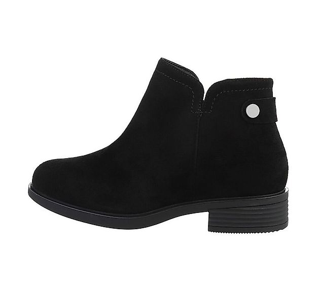 Ital-Design Damen Elegant Stiefelette (71312847) Blockabsatz Flache Stiefel günstig online kaufen