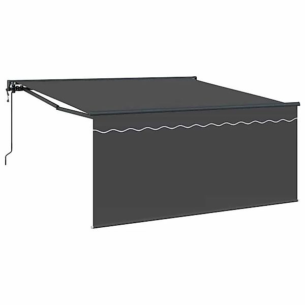 vidaXL Einziehbare Markise Anthrazit 300 x 250 cm 3329936 günstig online kaufen