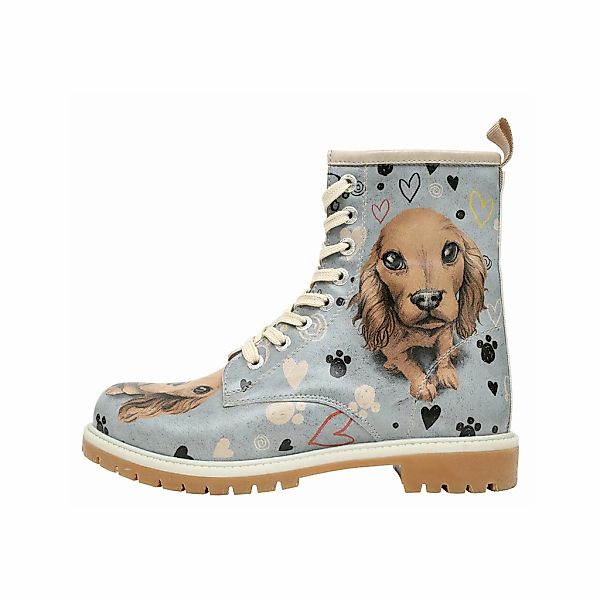 DOGO Schnürboots "Longe Boots Schnürstiefel Agent Of Chaos Damen Stiefelett günstig online kaufen