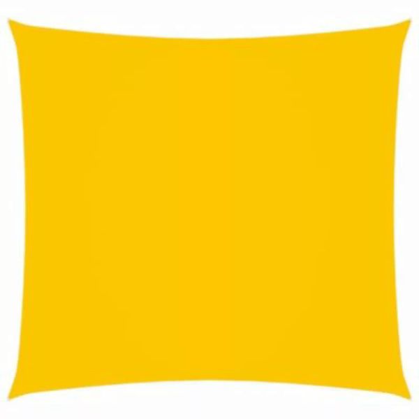vidaXL Sonnensegel Oxford Gewebe Quadratisch 3,6x3,6 m Gelb Sonnensegel gel günstig online kaufen
