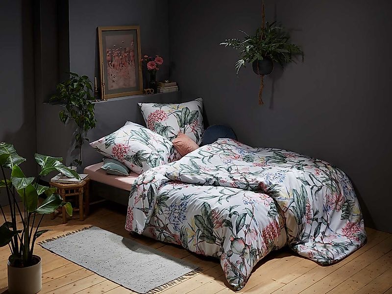 BETTWAESCHE-MIT-STIL Bettwäsche Mako Satin Bettwäsche Pastell günstig online kaufen