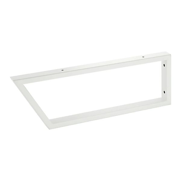 SOTECH 1 x Waschtischkonsole TWK450 450 x 150 mm Stahl Weiß Matt Vorderseit günstig online kaufen