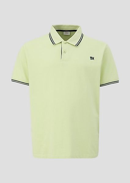 s.Oliver Kurzarmshirt Poloshirt aus Baumwolle mit günstig online kaufen