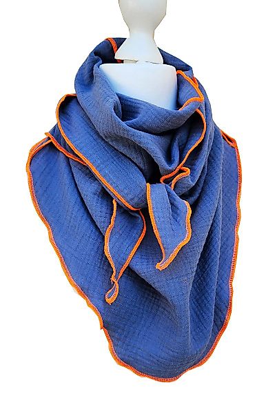 Modetuch Handmade Musselintuch Unifarben Musselin Schal günstig online kaufen