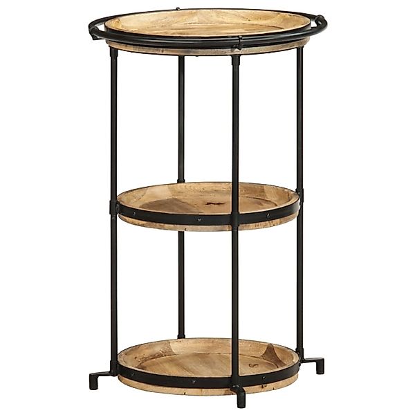 vidaXL Beistelltisch Ø55x83 cm Massivholz Mango 4013509 günstig online kaufen