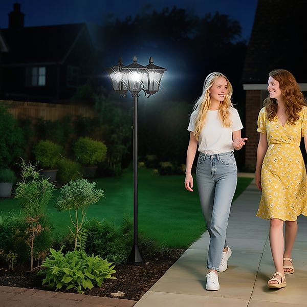 Outsunny Außen-Stehlampe Wegleuchte mit LED 120 günstig online kaufen