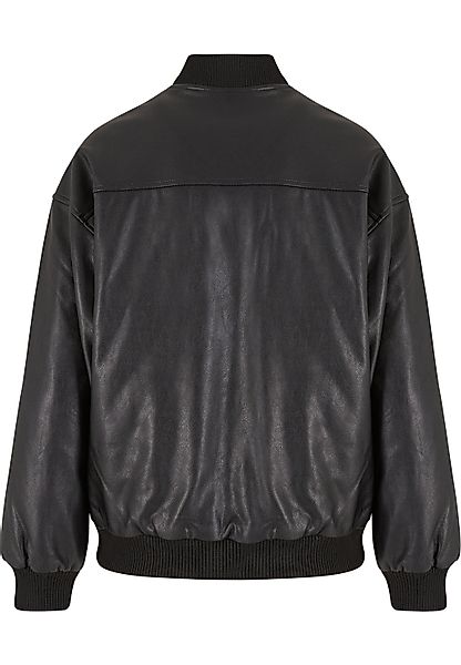 URBAN CLASSICS Lederjacke "Urban Classics Ladies Synthetic Leather Bomber J günstig online kaufen