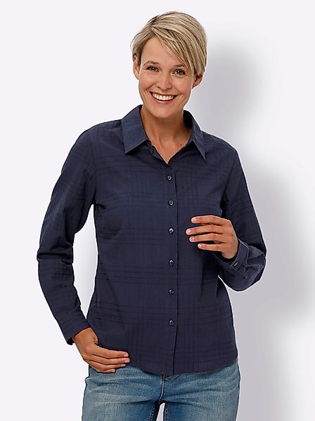 Sieh an! Klassische Bluse Langarmbluse günstig online kaufen