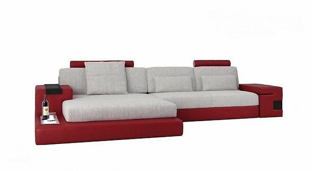 JVmoebel Ecksofa Grau L-Form Sofa Couch Polster Möbel Wohnzimmer Design, Ma günstig online kaufen