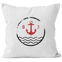 Autiga Dekokissen Kissenbezug Anker Vintage Kissenhülle günstig online kaufen