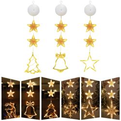 JOYOLEDER LED Fensterleuchter LED-Lichterkette Fenster Weihnachtslichterket günstig online kaufen
