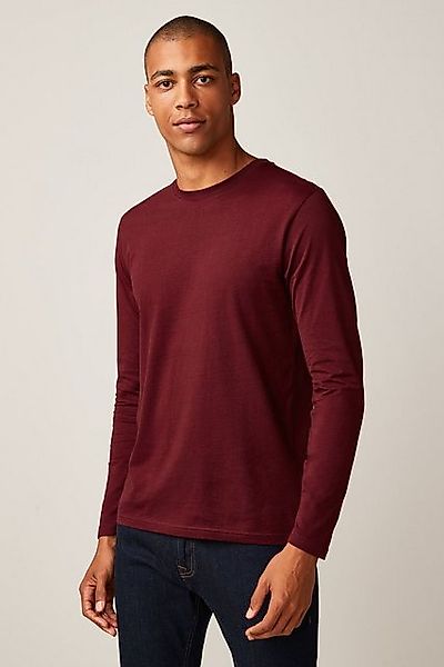 Next Langarmshirt Rundhalsshirt – Regular Fit günstig online kaufen