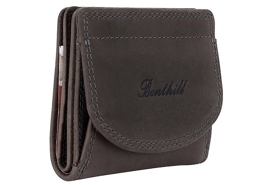Benthill Geldbörse Klein Echt Leder Wiener Schachtel Portemonnaie Minibörse günstig online kaufen