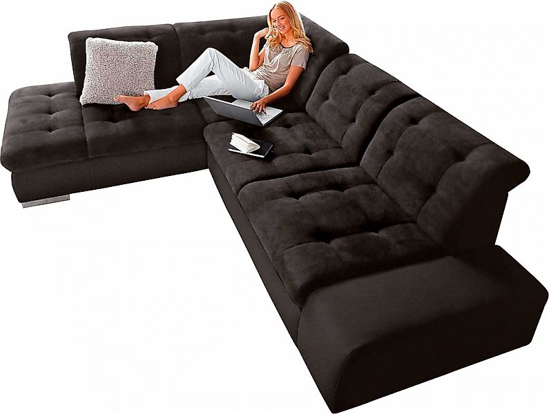 sit&more Ecksofa »Pale L-Form«, inklusive Kopfteilverstellung, wahlweise mi günstig online kaufen