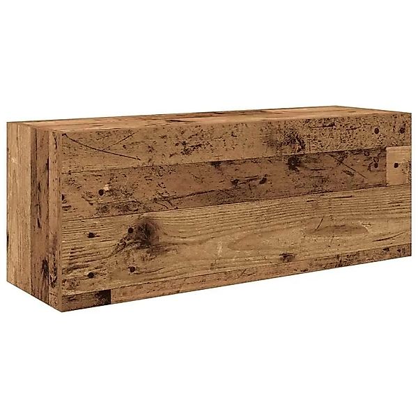 vidaXL Bad-Wandschrank Altholz-Optik 80x25x30 cm Holzwerkstoff 860083 günstig online kaufen