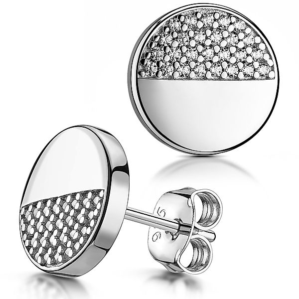 Materia Paar Ohrstecker Silber mit Zirkonia günstig online kaufen