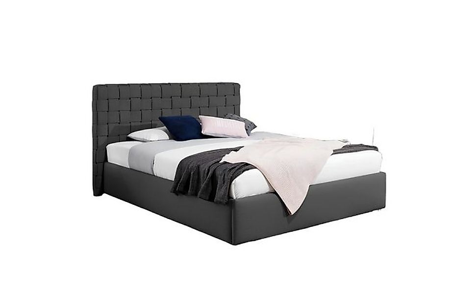 JVmoebel Bett Design Stoff Luxus Polster Betten Doppel Modernes Ehe 160/180 günstig online kaufen