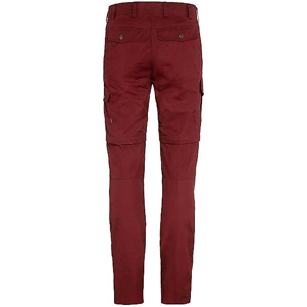 Fjaellraeven Karla Pro Zip Off Trousers Bordeaux Red günstig online kaufen