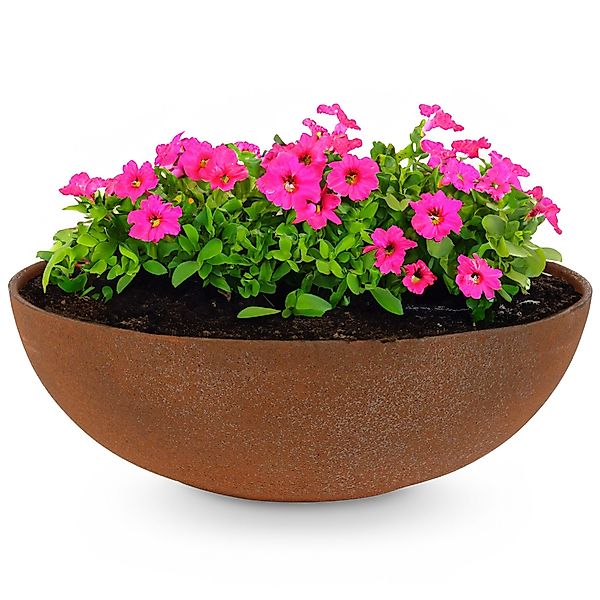 matches21 HOME & HOBBY Blumentopf Runde günstig online kaufen