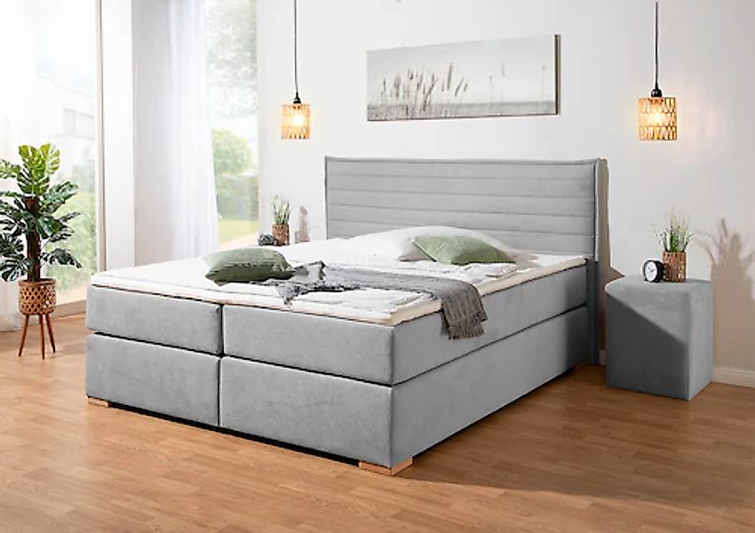 Home affaire Boxspringbett »"Östermoor"«, in H2, H3 oder H4 erhältlich günstig online kaufen