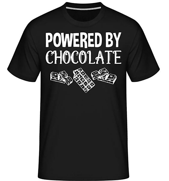 Powered by Chocolate · Shirtinator Männer T-Shirt günstig online kaufen