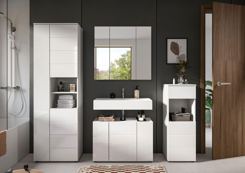welltime Badmöbel-Set Biel, Höhe 190 cm, günstig online kaufen