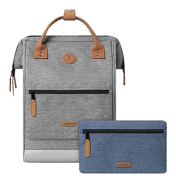 CABAIA Rucksack Melanged Backpack (Set, 3-tlg) günstig online kaufen